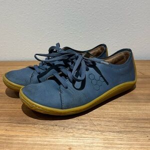 Vivo Barefoot "Addis Kids" Indigo (Blue) Sneaker, Size 35